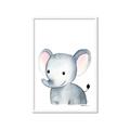 Picture of Nursery Elephant _GroupedProduct_Rectangle_Portrait_Mini_ _GroupedProduct_Rectangle_Portrait_Framed_Matted_