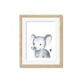 Picture of Nursery Elephant _GroupedProduct_Rectangle_Portrait_Mini_ _GroupedProduct_Rectangle_Portrait_Framed_Matted_