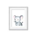 Picture of Nursery Elephant _GroupedProduct_Rectangle_Portrait_Mini_ _GroupedProduct_Rectangle_Portrait_Framed_Matted_