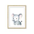 Picture of Nursery Elephant _GroupedProduct_Rectangle_Portrait_Mini_ _GroupedProduct_Rectangle_Portrait_Framed_Matted_