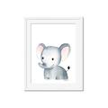 Picture of Nursery Elephant _GroupedProduct_Rectangle_Portrait_Mini_ _GroupedProduct_Rectangle_Portrait_Framed_Matted_