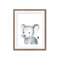Picture of Nursery Elephant _GroupedProduct_Rectangle_Portrait_Mini_ _GroupedProduct_Rectangle_Portrait_Framed_Matted_