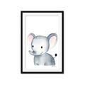 Picture of Nursery Elephant _GroupedProduct_Rectangle_Portrait_Mini_ _GroupedProduct_Rectangle_Portrait_Framed_Matted_