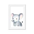 Picture of Nursery Elephant _GroupedProduct_Rectangle_Portrait_Mini_ _GroupedProduct_Rectangle_Portrait_Framed_Matted_