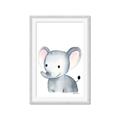 Picture of Nursery Elephant _GroupedProduct_Rectangle_Portrait_Mini_ _GroupedProduct_Rectangle_Portrait_Framed_Matted_