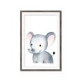 Picture of Nursery Elephant _GroupedProduct_Rectangle_Portrait_Mini_ _GroupedProduct_Rectangle_Portrait_Framed_Matted_