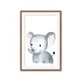 Picture of Nursery Elephant _GroupedProduct_Rectangle_Portrait_Mini_ _GroupedProduct_Rectangle_Portrait_Framed_Matted_