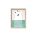 Picture of Water Polar Bear _GroupedProduct_Rectangle_Portrait_Mini_ _GroupedProduct_Rectangle_Portrait_Framed_Matted_