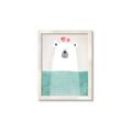 Picture of Water Polar Bear _GroupedProduct_Rectangle_Portrait_Mini_ _GroupedProduct_Rectangle_Portrait_Framed_Matted_