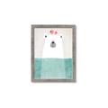 Picture of Water Polar Bear _GroupedProduct_Rectangle_Portrait_Mini_ _GroupedProduct_Rectangle_Portrait_Framed_Matted_