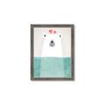Picture of Water Polar Bear _GroupedProduct_Rectangle_Portrait_Mini_ _GroupedProduct_Rectangle_Portrait_Framed_Matted_