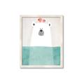 Picture of Water Polar Bear _GroupedProduct_Rectangle_Portrait_Mini_ _GroupedProduct_Rectangle_Portrait_Framed_Matted_
