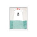 Picture of Water Polar Bear _GroupedProduct_Rectangle_Portrait_Mini_ _GroupedProduct_Rectangle_Portrait_Framed_Matted_