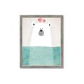 Picture of Water Polar Bear _GroupedProduct_Rectangle_Portrait_Mini_ _GroupedProduct_Rectangle_Portrait_Framed_Matted_