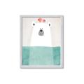 Picture of Water Polar Bear _GroupedProduct_Rectangle_Portrait_Mini_ _GroupedProduct_Rectangle_Portrait_Framed_Matted_