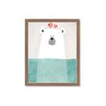 Picture of Water Polar Bear _GroupedProduct_Rectangle_Portrait_Mini_ _GroupedProduct_Rectangle_Portrait_Framed_Matted_