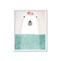 Picture of Water Polar Bear _GroupedProduct_Rectangle_Portrait_Mini_ _GroupedProduct_Rectangle_Portrait_Framed_Matted_