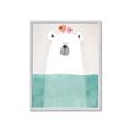 Picture of Water Polar Bear _GroupedProduct_Rectangle_Portrait_Mini_ _GroupedProduct_Rectangle_Portrait_Framed_Matted_