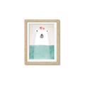 Picture of Water Polar Bear _GroupedProduct_Rectangle_Portrait_Mini_ _GroupedProduct_Rectangle_Portrait_Framed_Matted_