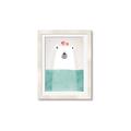 Picture of Water Polar Bear _GroupedProduct_Rectangle_Portrait_Mini_ _GroupedProduct_Rectangle_Portrait_Framed_Matted_