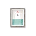 Picture of Water Polar Bear _GroupedProduct_Rectangle_Portrait_Mini_ _GroupedProduct_Rectangle_Portrait_Framed_Matted_