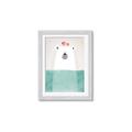 Picture of Water Polar Bear _GroupedProduct_Rectangle_Portrait_Mini_ _GroupedProduct_Rectangle_Portrait_Framed_Matted_