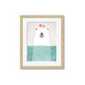 Picture of Water Polar Bear _GroupedProduct_Rectangle_Portrait_Mini_ _GroupedProduct_Rectangle_Portrait_Framed_Matted_