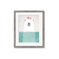 Picture of Water Polar Bear _GroupedProduct_Rectangle_Portrait_Mini_ _GroupedProduct_Rectangle_Portrait_Framed_Matted_