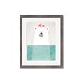 Picture of Water Polar Bear _GroupedProduct_Rectangle_Portrait_Mini_ _GroupedProduct_Rectangle_Portrait_Framed_Matted_