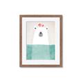 Picture of Water Polar Bear _GroupedProduct_Rectangle_Portrait_Mini_ _GroupedProduct_Rectangle_Portrait_Framed_Matted_