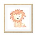 Picture of Baby Lion _GroupedProduct_Square_Mini_ _GroupedProduct_Square_Framed_Matted_