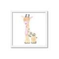 Picture of Baby Giraffe _GroupedProduct_Square_Mini_ _GroupedProduct_Square_Framed_Matted_