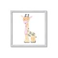 Picture of Baby Giraffe _GroupedProduct_Square_Mini_ _GroupedProduct_Square_Framed_Matted_