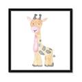 Picture of Baby Giraffe _GroupedProduct_Square_Mini_ _GroupedProduct_Square_Framed_Matted_