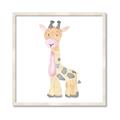 Picture of Baby Giraffe _GroupedProduct_Square_Mini_ _GroupedProduct_Square_Framed_Matted_