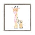 Picture of Baby Giraffe _GroupedProduct_Square_Mini_ _GroupedProduct_Square_Framed_Matted_