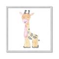 Picture of Baby Giraffe _GroupedProduct_Square_Mini_ _GroupedProduct_Square_Framed_Matted_