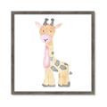 Picture of Baby Giraffe _GroupedProduct_Square_Mini_ _GroupedProduct_Square_Framed_Matted_