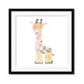 Picture of Baby Giraffe _GroupedProduct_Square_Mini_ _GroupedProduct_Square_Framed_Matted_