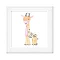 Picture of Baby Giraffe _GroupedProduct_Square_Mini_ _GroupedProduct_Square_Framed_Matted_