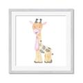 Picture of Baby Giraffe _GroupedProduct_Square_Mini_ _GroupedProduct_Square_Framed_Matted_