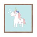 Picture of My Little Unicorn II _GroupedProduct_Square_Mini_ _GroupedProduct_Square_Framed_Matted_