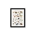 Picture of Animal Alphabet _GroupedProduct_Rectangle_Portrait_Framed_Matted_