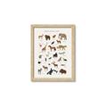 Picture of Animal Alphabet _GroupedProduct_Rectangle_Portrait_Framed_Matted_