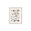 Picture of Animal Alphabet _GroupedProduct_Rectangle_Portrait_Framed_Matted_