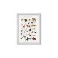 Picture of Animal Alphabet _GroupedProduct_Rectangle_Portrait_Framed_Matted_