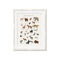 Picture of Animal Alphabet _GroupedProduct_Rectangle_Portrait_Framed_Matted_