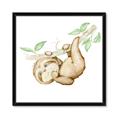 Picture of Swinging Sloth I  _GroupedProduct_Square_Mini_ _GroupedProduct_Square_Framed_Matted_