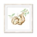 Picture of Swinging Sloth I  _GroupedProduct_Square_Mini_ _GroupedProduct_Square_Framed_Matted_