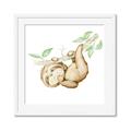 Picture of Swinging Sloth I  _GroupedProduct_Square_Mini_ _GroupedProduct_Square_Framed_Matted_